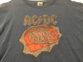 AC/ DC The Razors Edge Blue T-shirt Delta Magnum Weights Size XLarge - £14.73 GBP