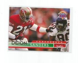 Deion Sanders (San Francisco 49ers) 1995 Skybox Impact Card #132 - £3.92 GBP