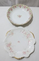 Elite Works Bawo &amp; Dotter Limoges France 9&quot; Serving Bowl and Plate - $60.00