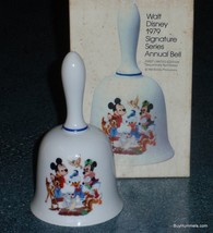 Walt Disney 1979 Schmid Bell Mickey Mouse Minnie Bambi Donald With Box - GIFT! - £10.07 GBP