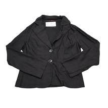 Blossom Suit Womens Black Long Sleeve Single Breasted Notch Lapel Jacket - £20.43 GBP