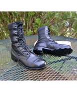 Vintage 97 Mens US Military Issue ROSEARCH BOOTSBlk Leather &amp; Denier Jun... - £71.69 GBP