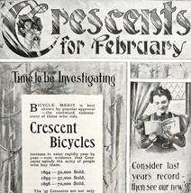 Crescent Bicycles 1897 Advertisement Victorian Bikes February New Models... - $17.35 CAD