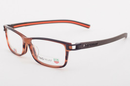 Tag Heuer 7604 002 Track Brown Havana Orange Eyeglasses 7604-002 56mm - £188.65 GBP