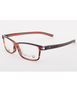 Tag Heuer 7604 002 Track Brown Havana Orange Eyeglasses 7604-002 56mm - £188.88 GBP