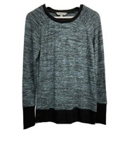 Harmony &amp; Balance Sweater Top Lightweight All Seasons Blue, Black NEW S,M - £17.75 GBP