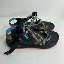 Chaco ZX/2 Yampa Fiesta Size 8 Rainbow Stripe Toe Ring  Ankle Strap Sandals - £38.87 GBP