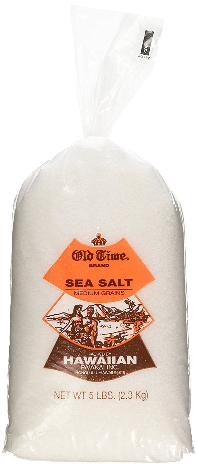 Hawaiian Pa'Akai Inc. Old Time Brand Sea Salt 5lb Bag - £20.05 GBP