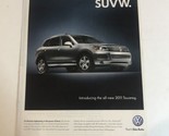 Volts wagon SUVW Print Ad  Advertisement 2010 PA9 - £4.74 GBP