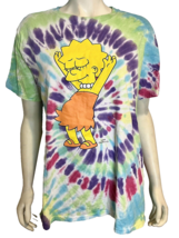 The Simpsons Tie Dye Short Sleeve Crew Neck T Shirt Sz 2X - £16.35 GBP