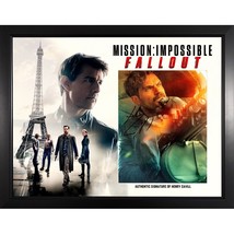 Henry Cavill Mission Impossible Actor Custom Framed Signed Autograph Photo ACOA - £163.77 GBP