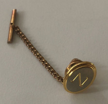 Initial Letter “N” Gold &amp; Silver Colored Small Lapel Pin - $6.80