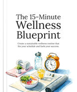 E-Book - The 15-Minute Wellness Blueprint - Free Shipping - $0.99