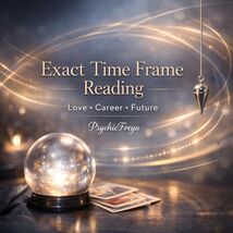 Exact Time Frame Psychic Reading – Prediction for Love, Career &amp; Future ... - $15.99