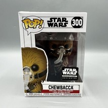 Funko Pop! Star Wars #300 Chewbacca Oxygen Mask Smugglers Bounty Exclusive - $39.59