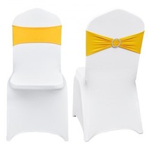 Stretch Spandex Folding Chair Covers, Universal Fitted Chair Cover with ... - £79.89 GBP