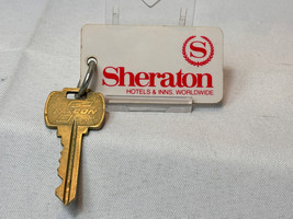 Vtg Sheraton Hotel Key Fob Room 411 Motor Inn Altoona R.D. #2 Box 520 Al... - $29.65