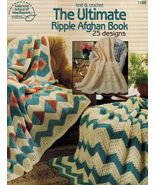 25 Knit Crochet Ripple Southwest Country Rustic Amish Afghan Patterns - $13.99