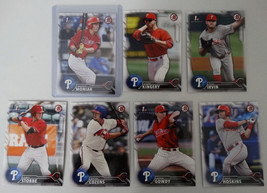 2016 Bowman Draft Philadelphia Phillies Team Set 7 Baseball Cards Hoskins - £3.99 GBP