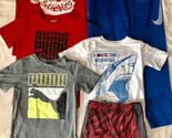 LOT of BOYS Sport Clothes Shirts Shorts Pants Nike Puma Old Navy Size S ... - $29.69