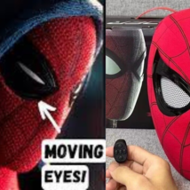 Spider-Man Mask Moving Arachno Eyes Cosplay Ring Control - £74.55 GBP