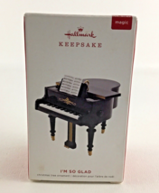 Hallmark Keepsake Christmas Tree Ornament I&#39;m So Glad Piano Magic Sound ... - $46.24