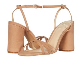 New Vince Camuto Women&#39;s Kantiel High Heel Ankle Strap Sandal Pump Nude ... - £72.05 GBP