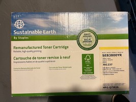 New Sealed Box HP Q7582A SEB3800YR Yellow Toner Cartridge - £37.82 GBP