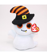 Ty Beanie Boos  NIGHTCAP The Halloween White Ghost 6 Inch Plush Toy NEW ... - $10.46