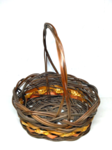 Loose Weave Decor Colorful Basket! Semi-Oval Small 6&quot;x7&quot;x8&quot;  Fast Ship! - £9.48 GBP