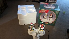 Mr. Christmas Animated Musical Penguins and Seal Tested And Works  - £46.51 GBP