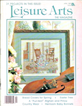 Leisure Arts The Magazine April 1989 31 Projects, Bread Covers, Country Wear - $7.50