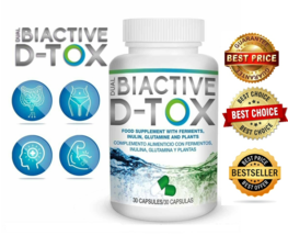 Helix Original Dual Biactive D-TOX For body detoxification x30 capsules - $48.99