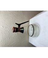Vintage Large Coffee/Tea Pot Copper Cork Lid~Glass Carafe ~48 Oz. - $15.68