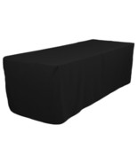 TEKTRUM 8-Feet Long Fitted Table DJ Jacket Cover for Trade Show-Heavy Du... - $38.77 CAD