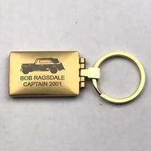 Key Ring Bob Ragsdale Captain Car Club 2001 Fob - $9.95