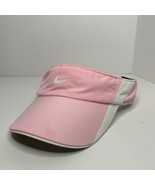 NIKE Women&#39;s DRI-FIT Featherlight Tennis/Golf/Running Visor Pink And Whi... - $727.12 MXN