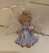 Bradford Editions Joy Small Blessings Angel with White Dove 68184 A6441 Ornament - £16.81 GBP