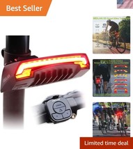 Wireless Remote Controlled Bike Tail Light with 6 Settings - USB Recharg... - $55.50