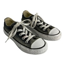 Converse Chuck Taylor All Star Shoes Toddler 11 Gray Black Low Top Lace Up - £17.09 GBP