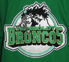 Any Name Number Humboldt Broncos Junior Hockey Jersey Green Any Size image 4