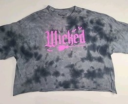 Spirit Tie Dye Wicked Crop Top Halloween Womens Size XL T Shirt - £10.88 GBP