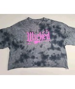 Spirit Tie Dye Wicked Crop Top Halloween Womens Size XL T Shirt - £10.85 GBP