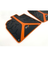 Lamborghini Aventador SVJ bespoke floor mats black/orange - $16,555.55 MXN