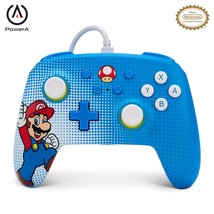 PowerA Enhanced Wired Controller for Nintendo Switch - Mario Pop Art - £42.35 GBP