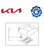 New OEM Kia Front Right Lower Seat Assembly Black 2009-2013 Forte 88205 ... - $373.96