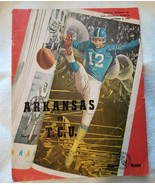 1965 Arkansas vs TCU Official Game Program War Memorial Stadium Little Rock - $52.74 CAD