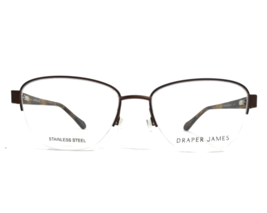 Draper James Eyeglasses Frames DJ5033 210 BROWN Pink Cat Eye Half Rim 53-17-135 - $64.23