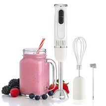 Immersion Hand Blender- Handheld Immersion Blender With Egg Whisk And Mi... - $40.99