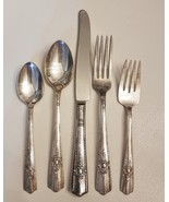 Harmony House MAYTIME silver plated Flatware 5 pc Place Setting Knife Fo... - $29.62